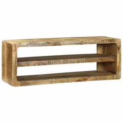 vidaXL Mobile TV Marrone 100 x 32 x 36 cm Legno massello di mango - Vista aggiuntiva 2