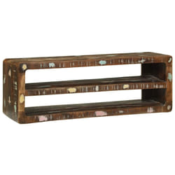 vidaXL Mobile TV 100 x 32 x 36 cm Legno massello di recupero