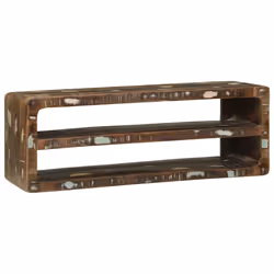 vidaXL Mobile TV 100 x 32 x 36 cm Legno massello di recupero - Vista aggiuntiva 2