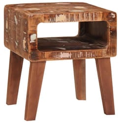 vidaXL Tavoli da Fine Multicolore legno massello di riciclo