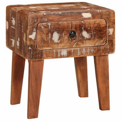 vidaXL Tavoli da Fine Multicolore legno massello di riciclo