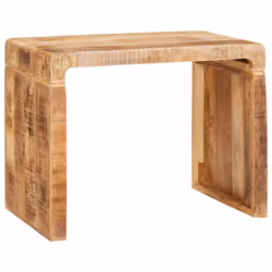 vidaXL Tavolino Marrone 60 x 35 x 45 cm legno massello di mango - Vista aggiuntiva 2