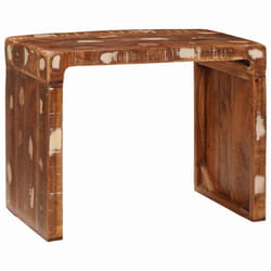 vidaXL Tavolino 60 x 35 x 45 cm legno massello di riciclo
