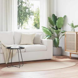 vidaXL Tappeto HUARTE Beige 120 x 170 cm Poliestere