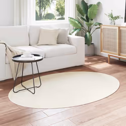 vidaXL Tappeto HUARTE Crema 120 x 170 cm Poliestere - Vista aggiuntiva 3