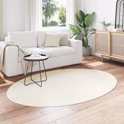 vidaXL Tappeto HUARTE Crema 140 x 200 cm Poliestere - Vista aggiuntiva 3