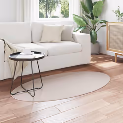 vidaXL Tappeto HUARTE Sabbia 80 x 150 cm Poliestere - Vista aggiuntiva 3