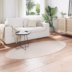 vidaXL Tappeto HUARTE Sabbia 100 x 200 cm Poliestere - Vista aggiuntiva 3