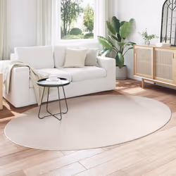 vidaXL Tappeto HUARTE Sabbia 160 x 230 cm Poliestere - Vista aggiuntiva 3
