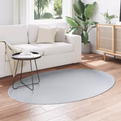 vidaXL Tappeto HUARTE Grigio 120 x 170 cm Poliestere - Vista aggiuntiva 3