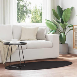 vidaXL Tappeto HUARTE Nero 80 x 150 cm Poliestere