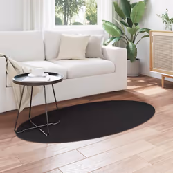 vidaXL Tappeto HUARTE Nero 80 x 150 cm Poliestere - Vista aggiuntiva 3