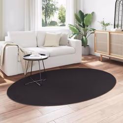 vidaXL Tappeto HUARTE Nero 140 x 200 cm Poliestere - Vista aggiuntiva 3
