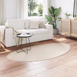 vidaXL Tappeto HUARTE Beige 100 x 200 cm Poliestere - Vista aggiuntiva 3
