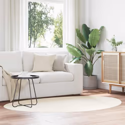 vidaXL Tappeto HUARTE Crema 120 x 170 cm Poliestere