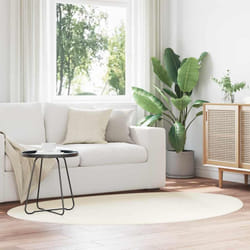 vidaXL Tappeto HUARTE Crema 120 x 170 cm Poliestere