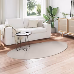 vidaXL Tappeto HUARTE Sabbia 100 x 200 cm Poliestere - Vista aggiuntiva 3