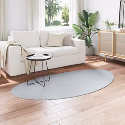 vidaXL Tappeto HUARTE Grigio 100 x 200 cm Poliestere - Vista aggiuntiva 3