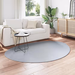 vidaXL Tappeto HUARTE Grigio 140 x 200 cm Poliestere - Vista aggiuntiva 3