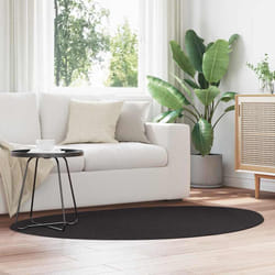 vidaXL Tappeto HUARTE Nero 120 x 170 cm Poliestere