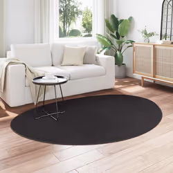 vidaXL Tappeto HUARTE Nero 140 x 200 cm Poliestere - Vista aggiuntiva 3