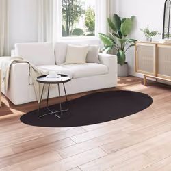 vidaXL Tappeto Nero 100 x 200 cm Poliestere - Vista aggiuntiva 3
