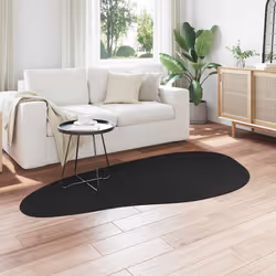 vidaXL Tappeto HUARTE Nero 100 x 200 cm Poliestere - Vista aggiuntiva 3