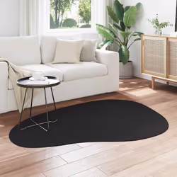 vidaXL Tappeto HUARTE Nero 120 x 170 cm Poliestere - Vista aggiuntiva 3