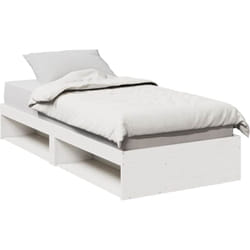 Dormeuse senza Materasso Bianca 90x190 cm Legno Massello Pino vidaXL498010