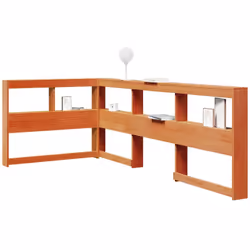 Trasforma la tua camera da letto con questa testiera libreria che unisce stile e funzionalità! Telaio stabile e durevole: Il  ...