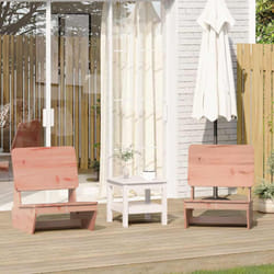 Sedie da Giardino 2pz 60x64x70,5 cm Legno Massello di Douglas Vidaxl 187041