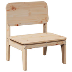 VidaXL 859317 sedia da esterno Terrazzo Legno di pino