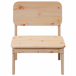 VidaXL 859317 sedia da esterno Terrazzo Legno di pino