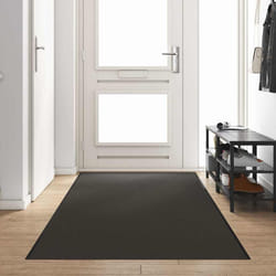 vidaXL Tappetino Altro Antracite e Nero 120 x 350 cm Poliammide e PVC