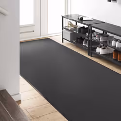 vidaXL Tappetino Altro Antracite e Nero 120 x 350 cm Poliammide e PVC - Vista aggiuntiva 3