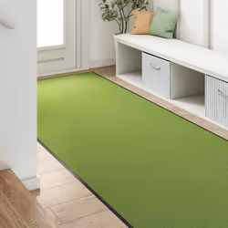 vidaXL Tappetino Altro Verde e Nero 120 x 300 cm Poliammide e PVC - Vista aggiuntiva 3
