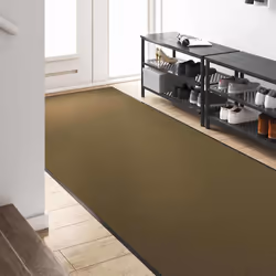 vidaXL Tappetino Altro Marrone e Nero 120 x 300 cm Poliammide e PVC - Vista aggiuntiva 3