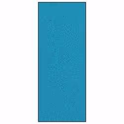 vidaXL Tappetino Altro Ciano e Nero 120 x 300 cm Poliammide e PVC - Vista aggiuntiva 2
