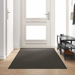 vidaXL Tappetino Antracite e Nero 120 x 250 cm Polipropilene e vinile