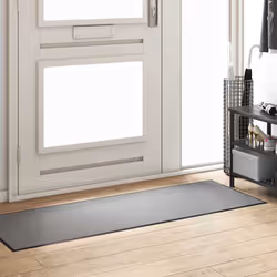 vidaXL Tappetino Grigio e Nero 60 x 180 cm Polipropilene e vinile - Vista aggiuntiva 3