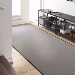 vidaXL Tappetino Grigio e Nero 120 x 350 cm Polipropilene e vinile - Vista aggiuntiva 3