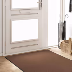 vidaXL Tappetino Marrone e Nero 120 x 250 cm Polipropilene e vinile - Vista aggiuntiva 3