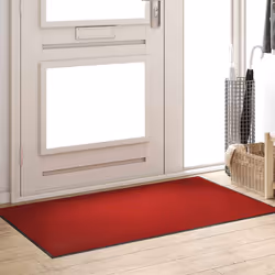 vidaXL Tappetino Altro Rosso e Nero 90 x 150 cm Polipropilene e vinile - Vista aggiuntiva 3