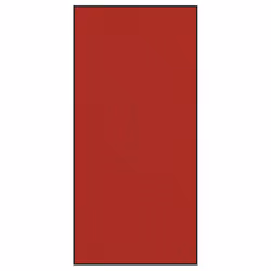 vidaXL Tappetino Rosso e Nero 120 x 250 cm Polipropilene e vinile - Vista aggiuntiva 2