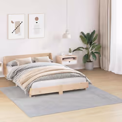 vidaXL Tappeto Shaggy Antiscivolo Grigio 200 x 200 cm PP - Vista aggiuntiva 3