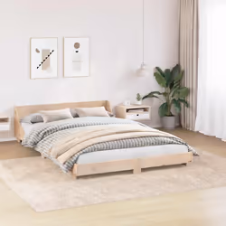 vidaXL Tappeto Shaggy Antiscivolo Crema 240 x 340 cm PP - Vista aggiuntiva 3