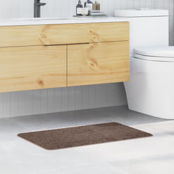 Vidaxl - Tappetino da bagno rettangolare marrone 50x80 cm in polipropilene antiscivolo