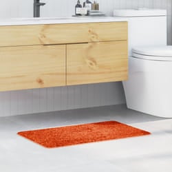 Vidaxl - Tappetino da bagno rettangolare arancione 50x80 cm in polipropilene antiscivolo