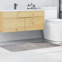 Vidaxl - Tappetino da bagno rettangolare grigio 70x120 cm in polipropilene antiscivolo
