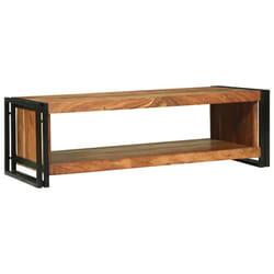 vidaXL Tavolino da salotto 120 x 50 x 38 cm legno massello di acacia